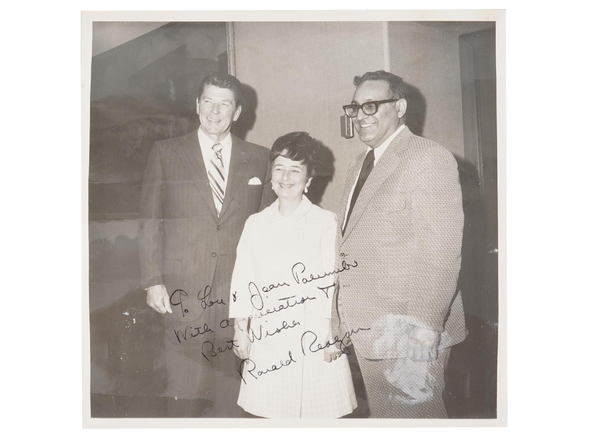 RONALD REAGAN PHOTO AND PRIVATE LETTER SIGNED PIC-2